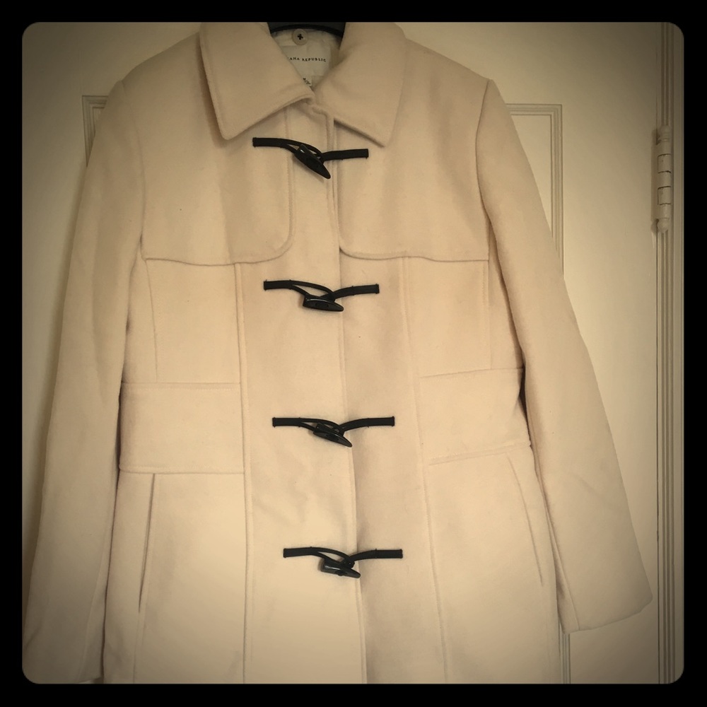 Banana Republic Quilted Car Coat